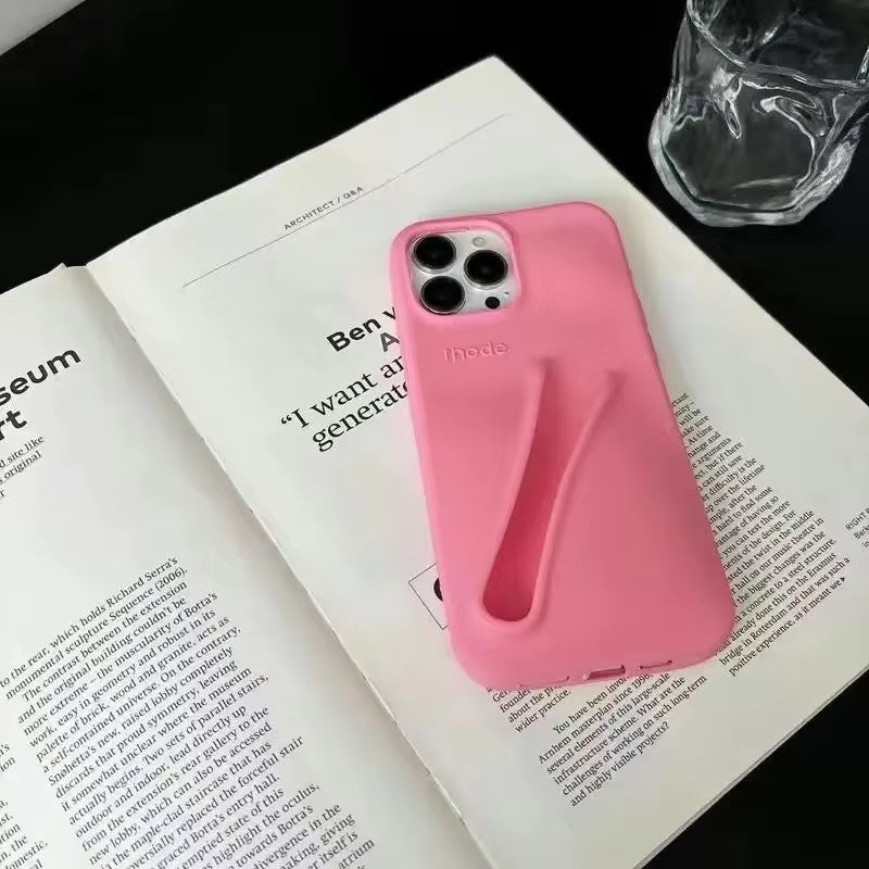 HOT European New Fashion Lipstick Rhode for Iphone Case 16 15 14 13 12 11 Pro plus Phone Shockproof Y2K Pink INS Girl Cover